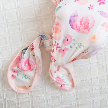 Newborn Knotted Gown - Bloom