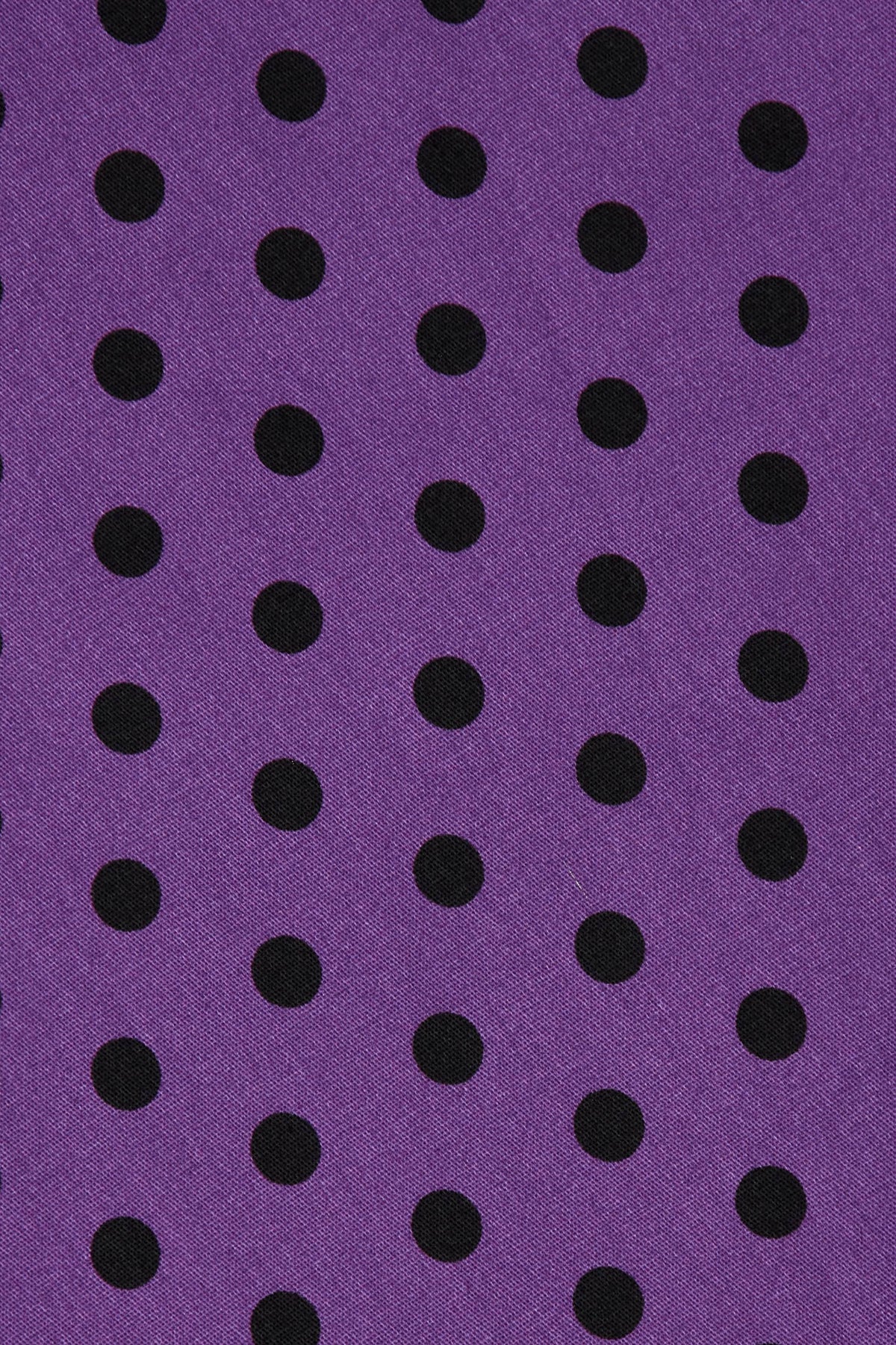 Lily Purple Polka Dot Off Shoulder Dress