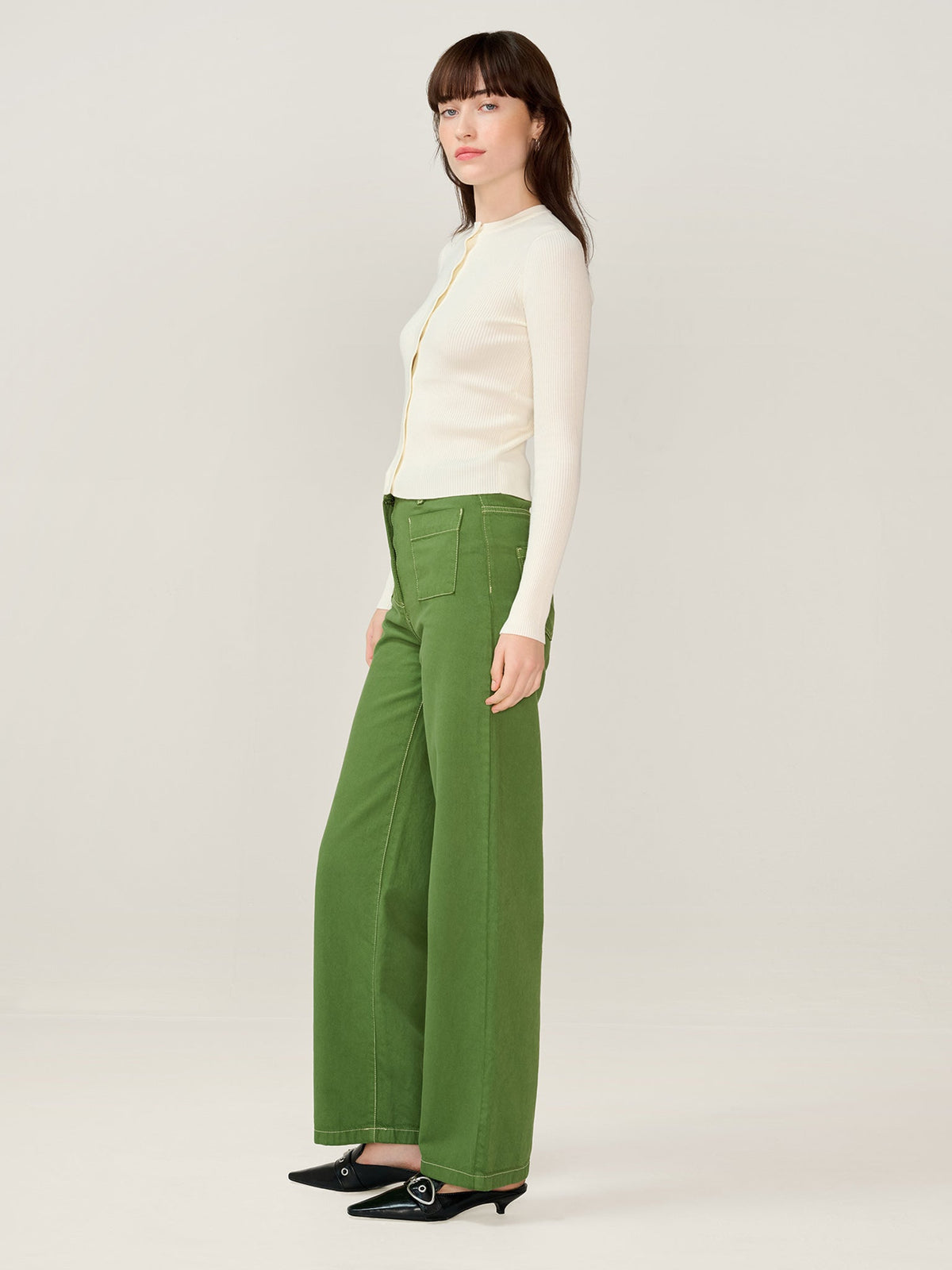 Orielle Jean in Khaki