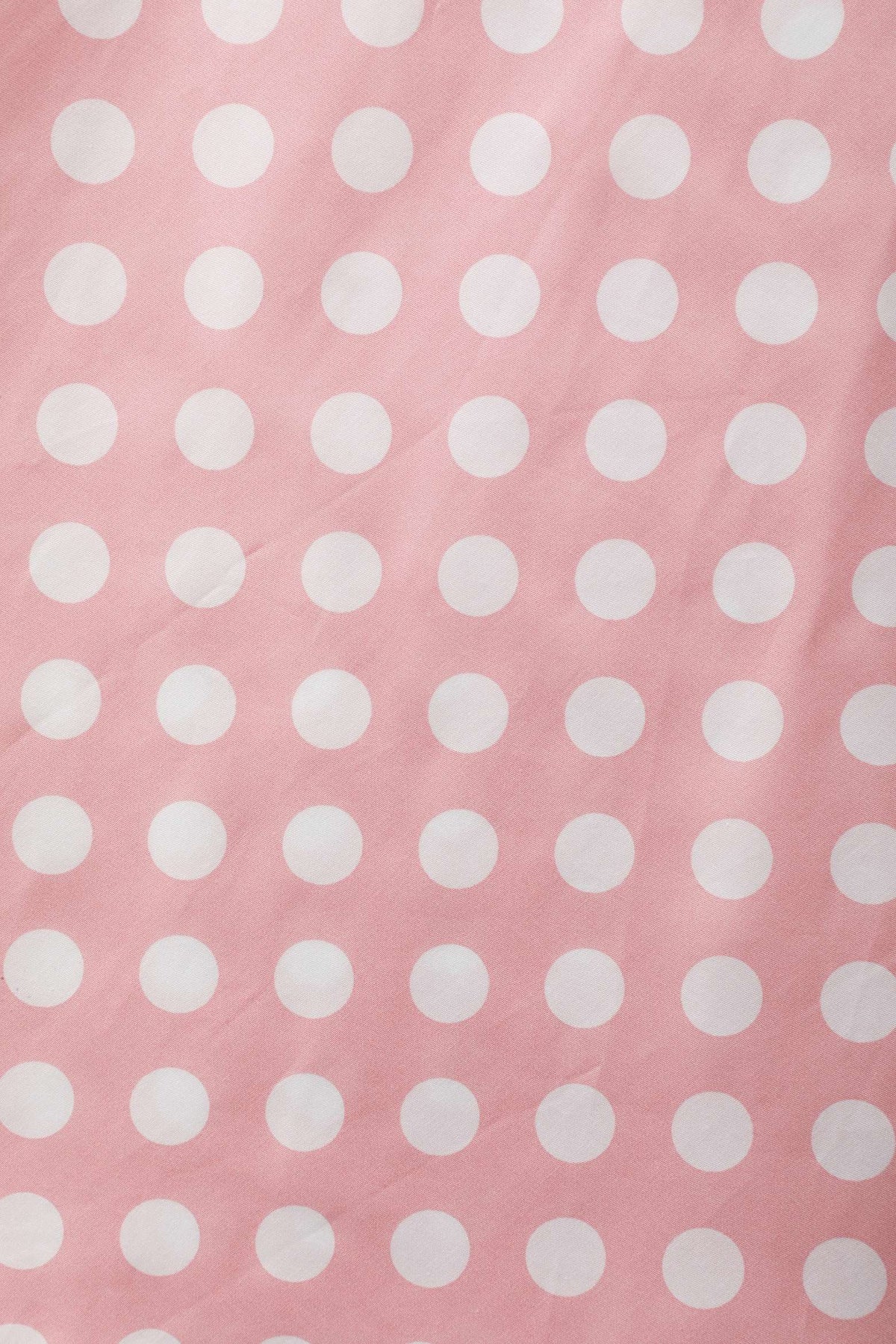 Daisy Light Pink Polka Dot Halter Dress