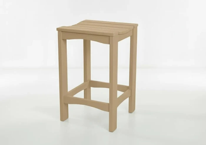 Abaco Backless Counter Stool - 6 Colors - Marine Grade Polymer - - Greathouse