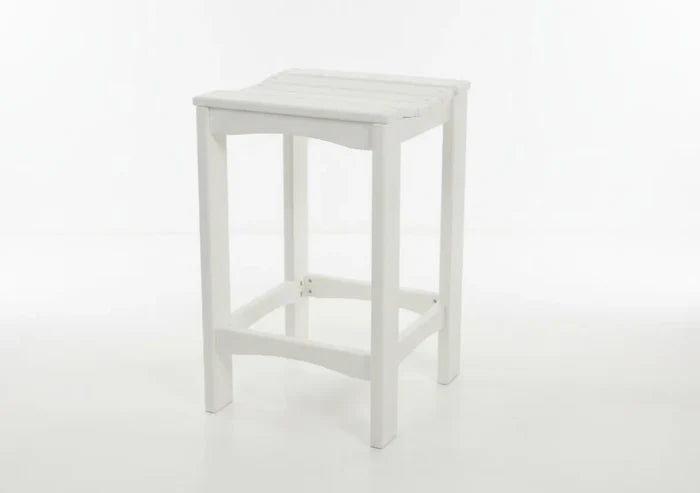 Abaco Backless Counter Stool - 6 Colors - Marine Grade Polymer - - Greathouse