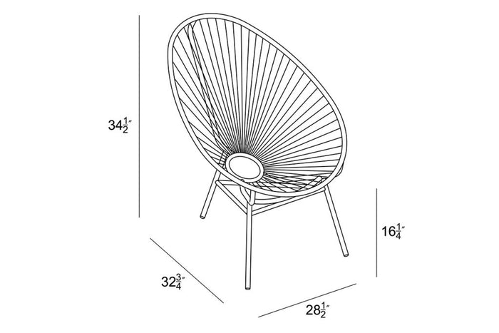 Acapulco Gray Club Chair - 60% Off! - Outdoor - - Greathouse