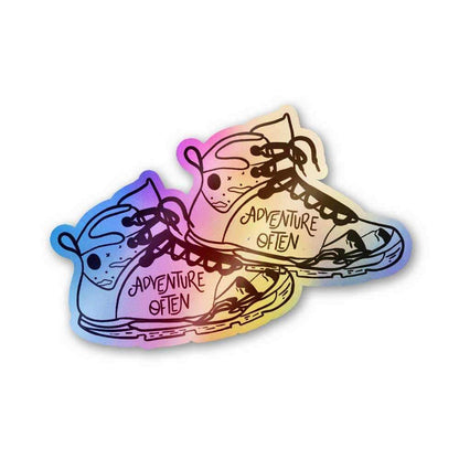 Adventure often Holographic Stickers - Holographic stickers | STICK IT UP