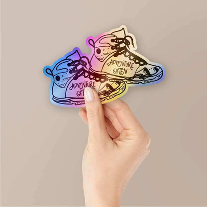 Adventure often Holographic Stickers - Holographic stickers | STICK IT UP