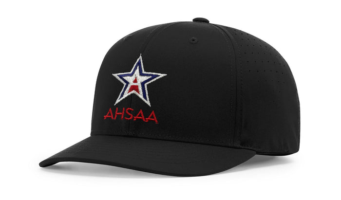 Alabama (AHSAA) Richardson 743 Black 6-Stitch Performance Ignite LT Umpire Hat
