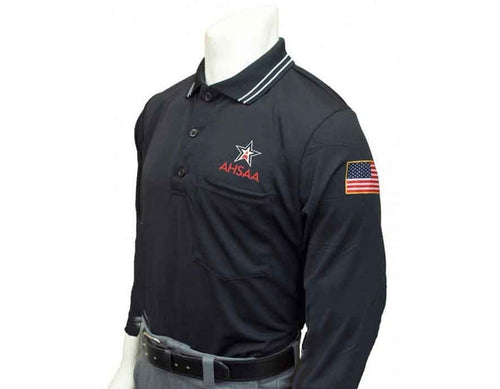 Alabama (AHSAA) Smitty Black LS Umpire Shirt