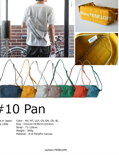 ateliers PENELOPE #10 Pan Bag