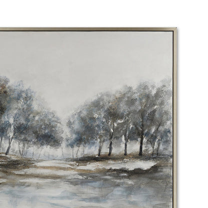 Autumn Afternoon Hand-Painted Canvas Artwork Oil Painting 40 x 60 - Framed - Art - - Greathouse