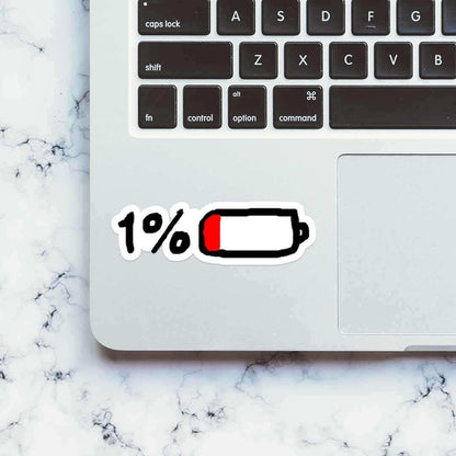 Battery Low sticker - Stickers | STICK IT UP