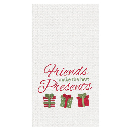 A Best Presents Waffle Weave Kitchen Towel.