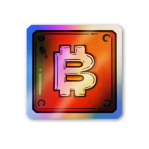 Bitcoin Holographic Stickers - Holographic stickers | STICK IT UP