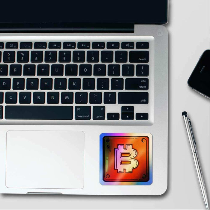 Bitcoin Holographic Stickers - Holographic stickers | STICK IT UP