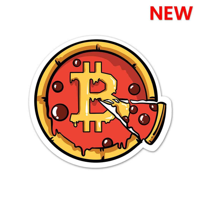 Bitcoin Pizza Sticker - Stickers | STICK IT UP