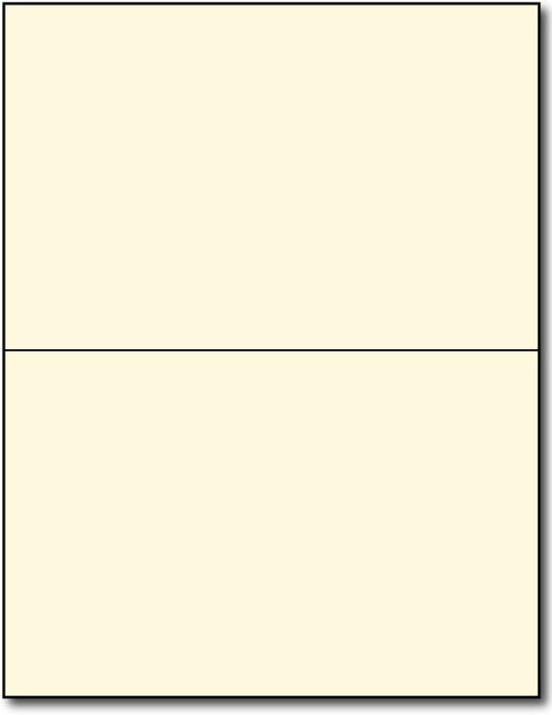 2 Microperforated Cream Postcards on an 8 1/2" x 11" Sheet.