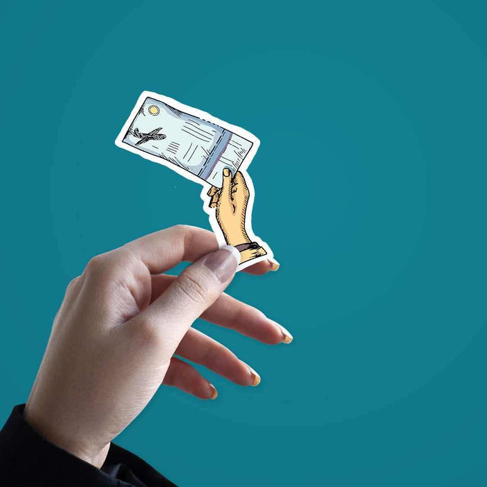 Boarding Pass V3 Sticker - Stickers | STICK IT UP