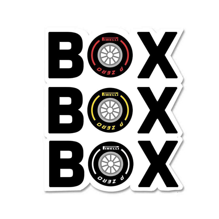BOX BOX BOX Sticker - Stickers | STICK IT UP