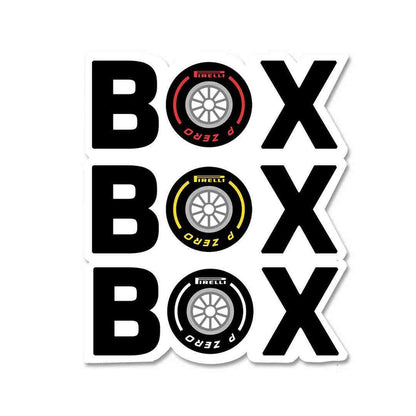 BOX BOX BOX Sticker - Stickers | STICK IT UP