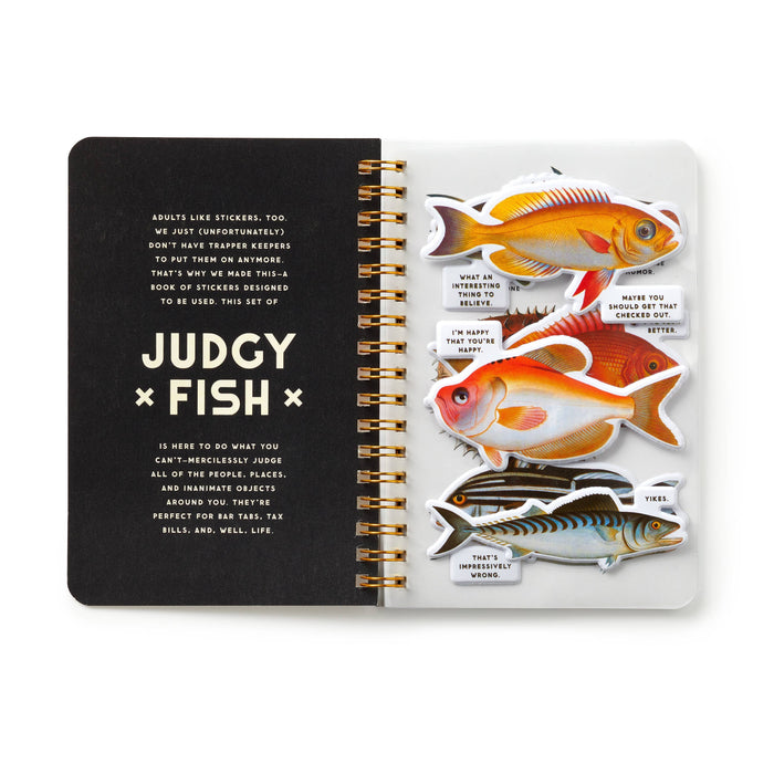 Brass Monkey - Judgy Fish Sticker Book