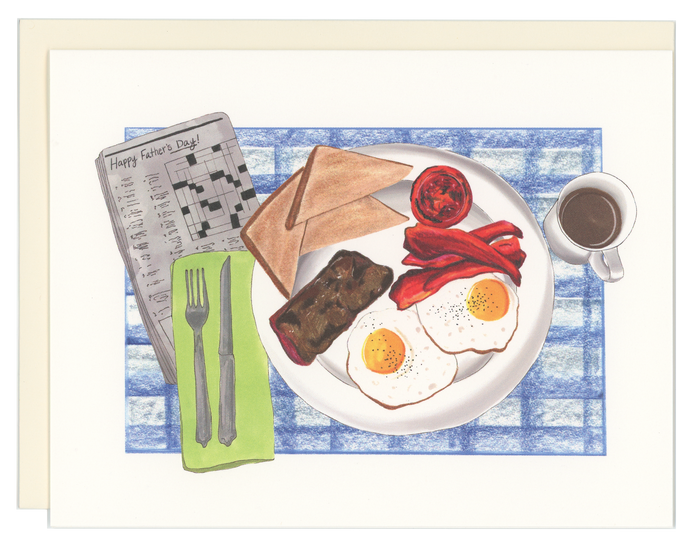 Breakfast In Bed For Dad