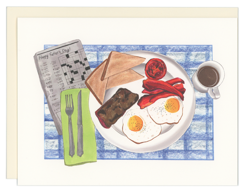 Breakfast In Bed For Dad