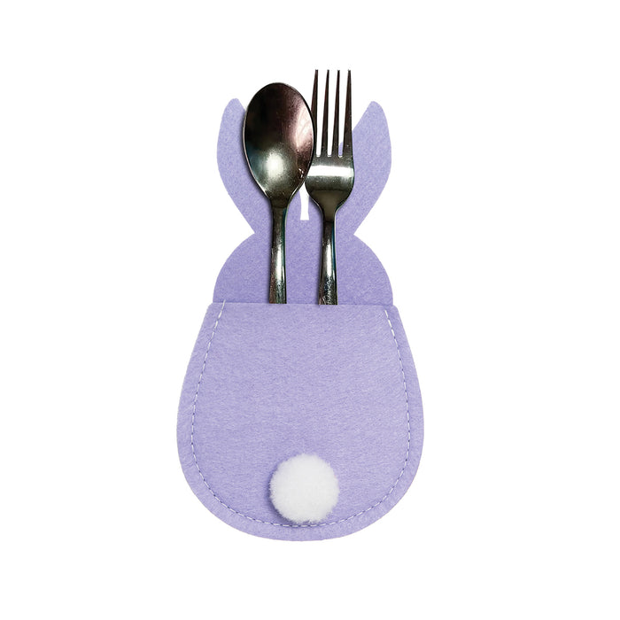A Bunny Silverware Holder.