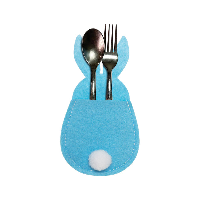 A Bunny Silverware Holder.