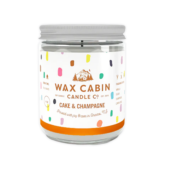 Cake & Champagne Candle