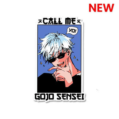 Call Me Gojo Sensei Sticker - Stickers | STICK IT UP