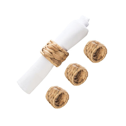 A Calming Seas Sea Grass Napkin Ring, Set of 4.