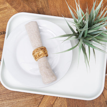 A Calming Seas Sea Grass Napkin Ring, Set of 4.