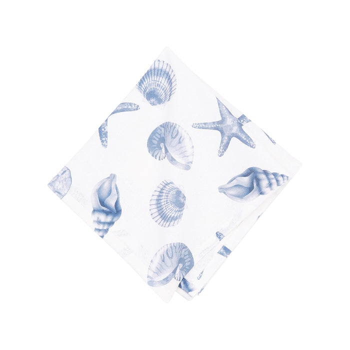 Calming Seas Table Linens table linens displayed as a coordinated tabletop setting.