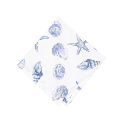 Calming Seas Table Linens table linens displayed as a coordinated tabletop setting.