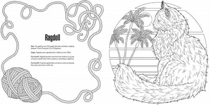 Cats: A Smithsonian Coloring Book