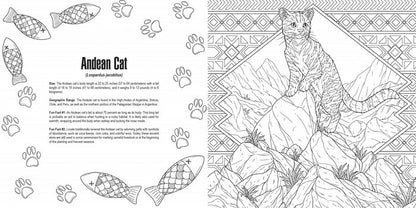 Cats: A Smithsonian Coloring Book