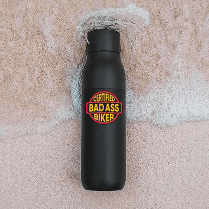 Certified Bad Ass Biker Sticker - Stickers | STICK IT UP