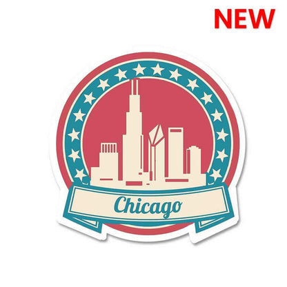 Chicago Sticker - Stickers | STICK IT UP