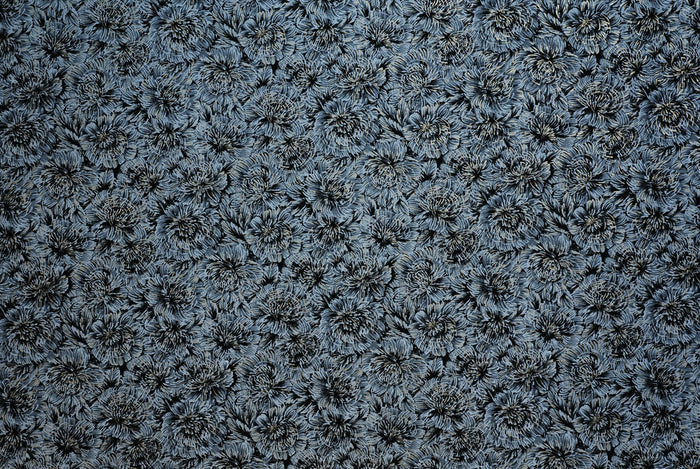 Chiyogami Black Flower Abstract - NEW