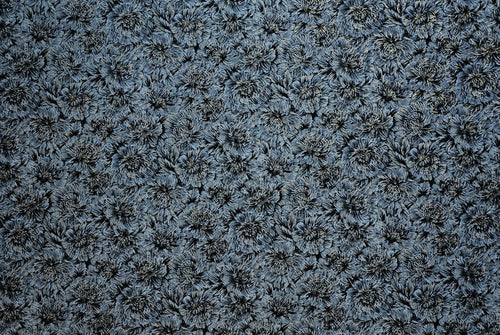 Chiyogami Black Flower Abstract - NEW