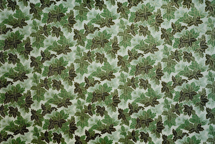 Chiyogami Leafy Canopy Green & Brown - NEW