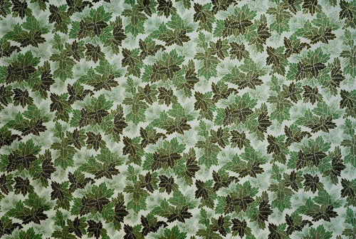 Chiyogami Leafy Canopy Green & Brown - NEW