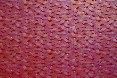 Chiyogami Raspberry with Gold Design - NEW