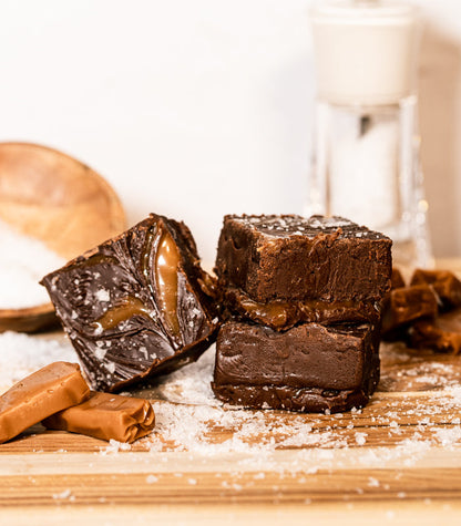 Chocolate Salted Caramel Fudge