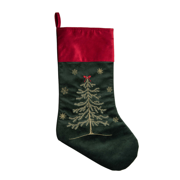 A Christmas Tree Forest Stocking.