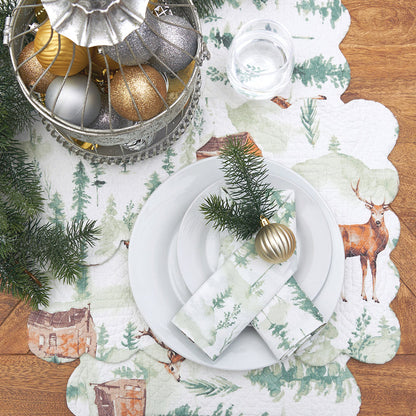 Christopher Forest Table Linens table linens displayed as a coordinated tabletop setting.
