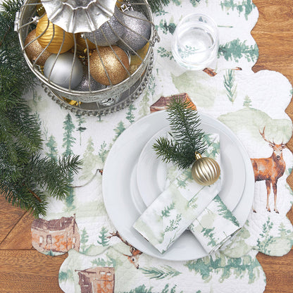 Christopher Forest Table Linens table linens displayed as a coordinated tabletop setting.