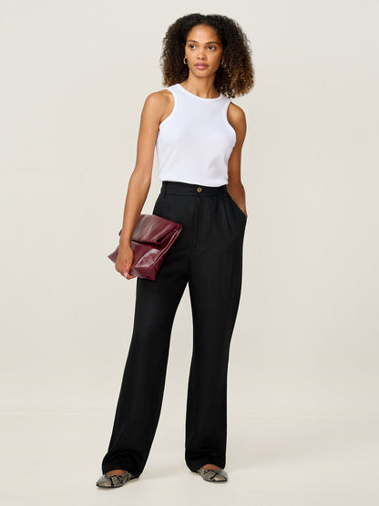 Cinnamon Trouser in Black