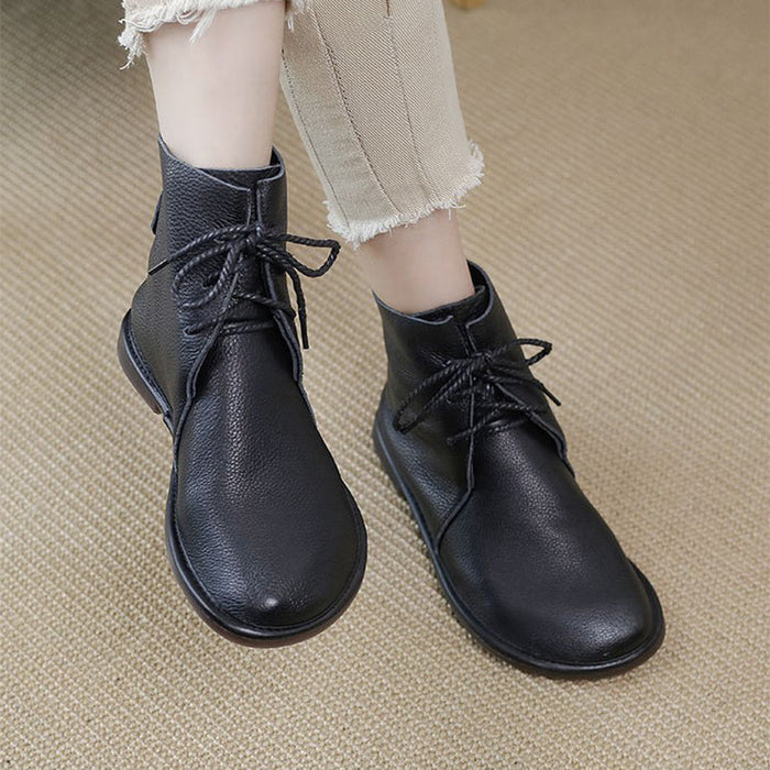 Clara™ | Lace Boots – Classic Warmth with Everyday Ease