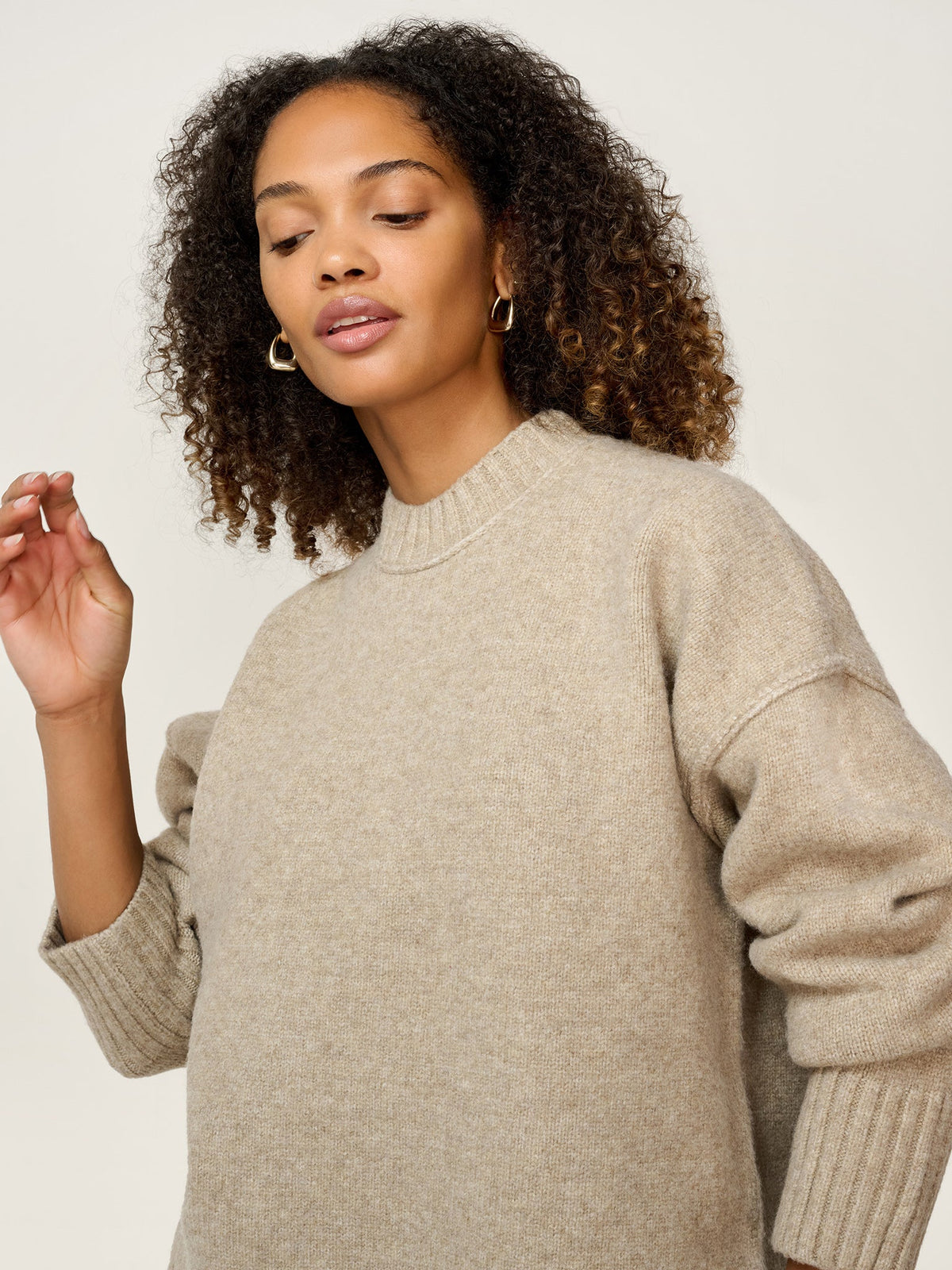 Clementine Jumper in Oatmeal