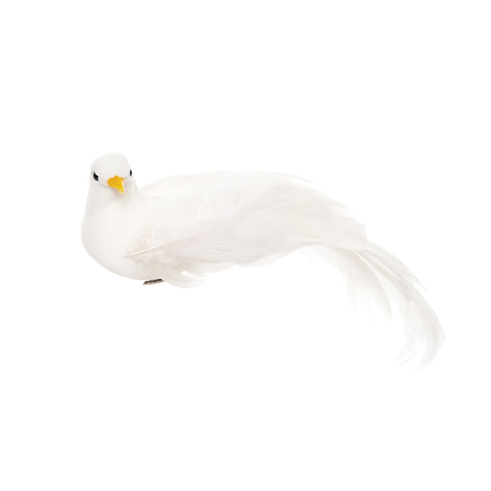 A Clip Dove Ornament.
